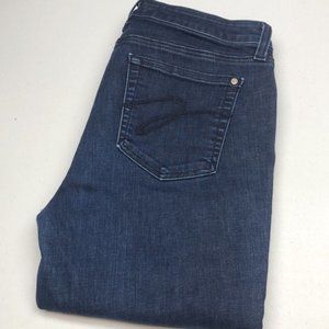 MADE IN USA 🇺🇸 MIRACLEBODY DARKWASH  HIGH-RISE STRAIGHT JEANS 10/30x30 ⭐️